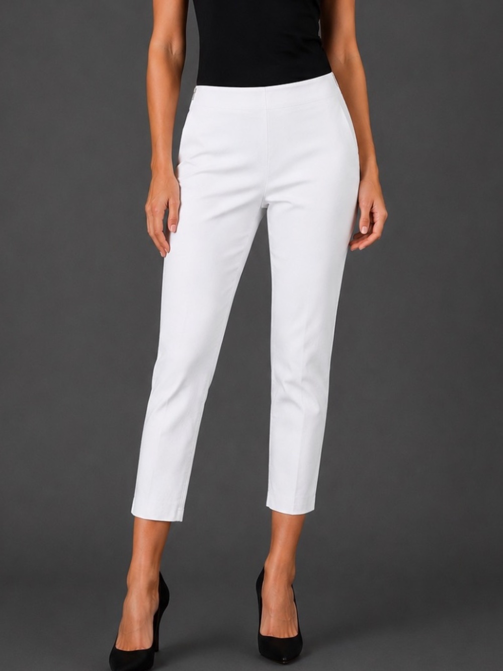 Talbots Chatham Ankle flat front pants  Size 10 Petite